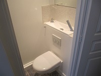 Wand WC mit integriertem WiCi Bati Becken - Frau S. (Frankreich - 94) - 1 auf 3